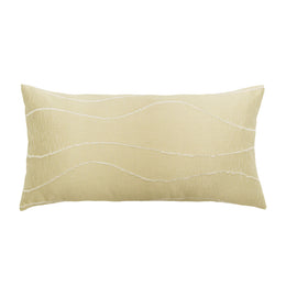 The Gold Waves Throw Pillow