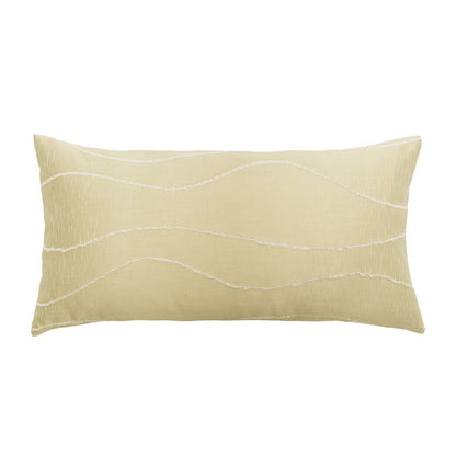 The Gold Waves Throw Pillow