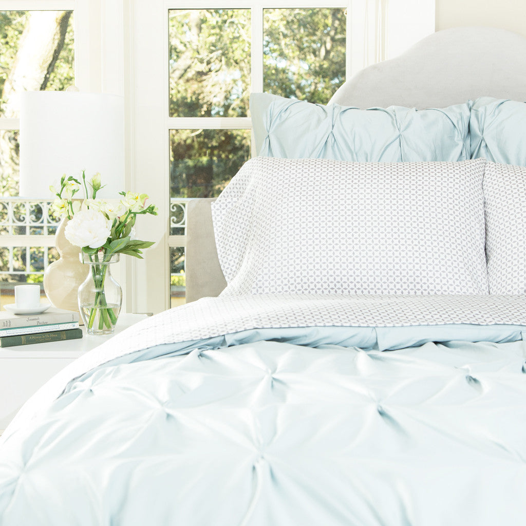 The Grey Morning Glory Sheet Set