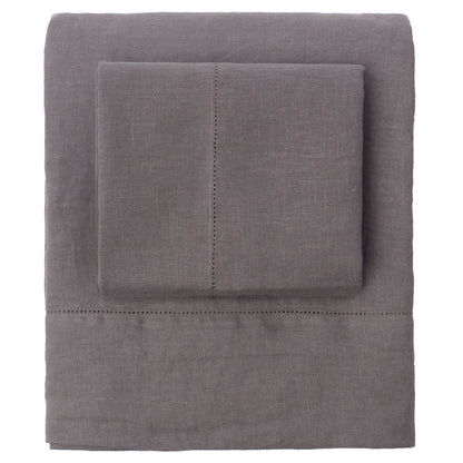 The Grey Belgian Linen Sheets