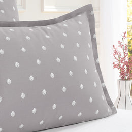 The Flora Grey Comforter