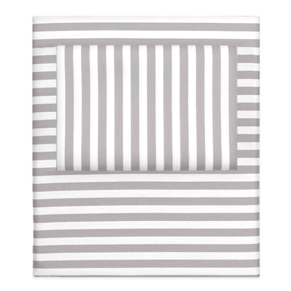 The Grey Striped Sheet Set
