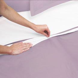 Lilac Hayes Nova Duvet Cover