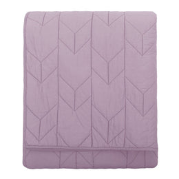 Lilac Purple Chevron Quilt