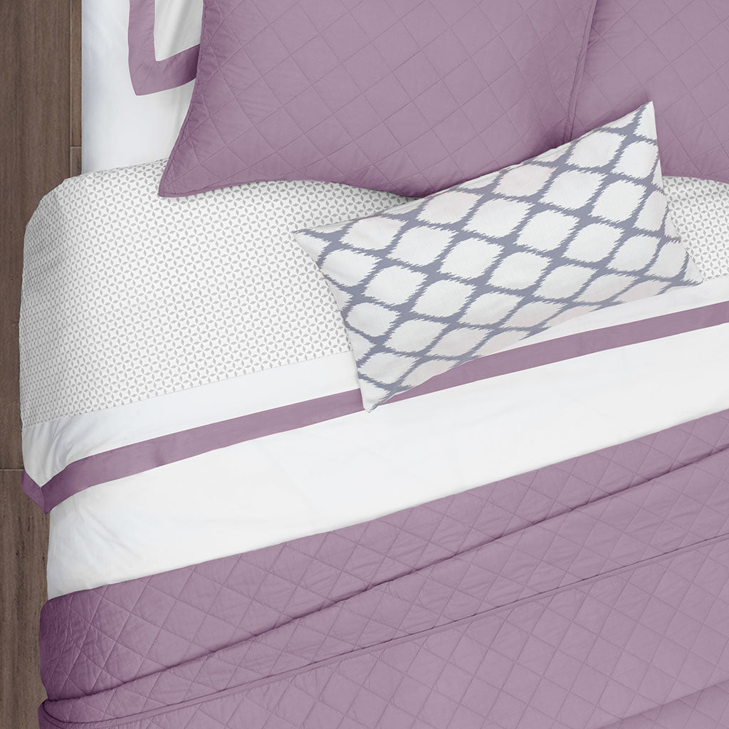 The Grey Morning Glory Sheet Set