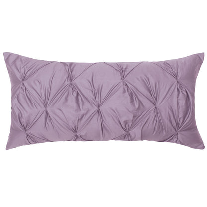 The Lilac Pintuck Throw Pillow