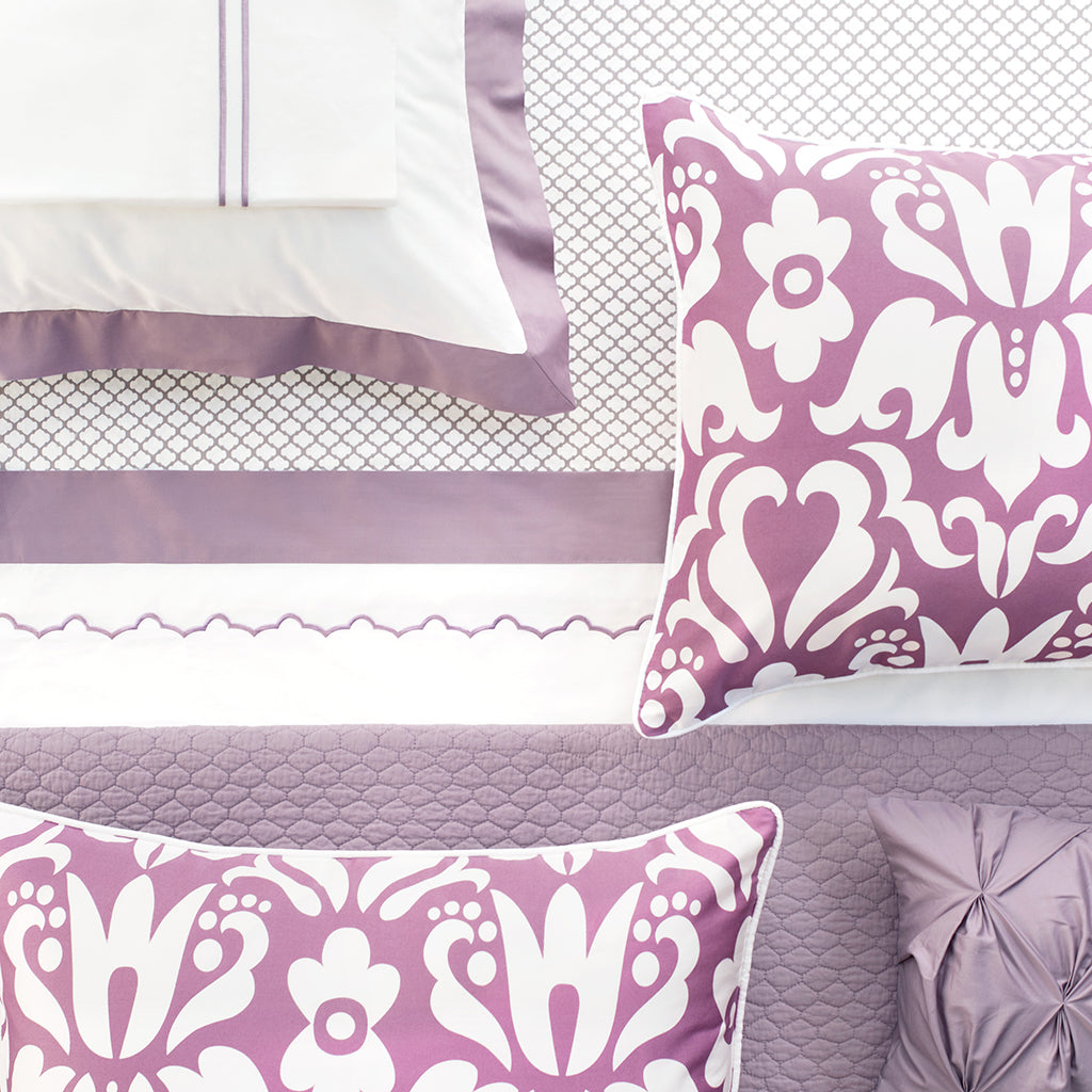 The Cloud Lilac Purple Quilt & Sham