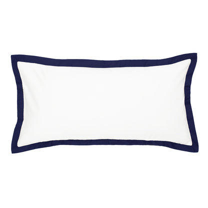The Linden Navy Blue Throw Pillow