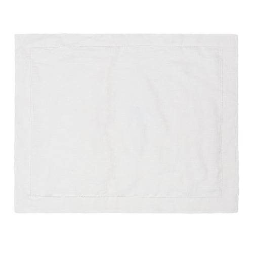 Lane White Belgian Linen Sham Pair