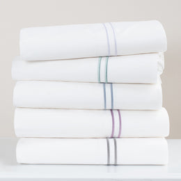 The White Lines Embroidered Sheet Set