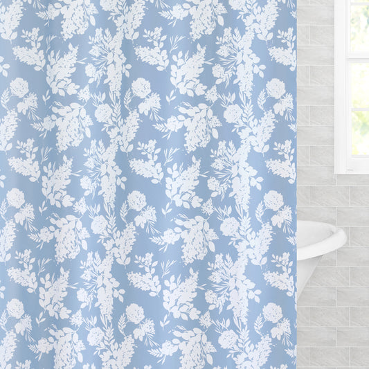 Madison Cornflower Blue Shower Curtain