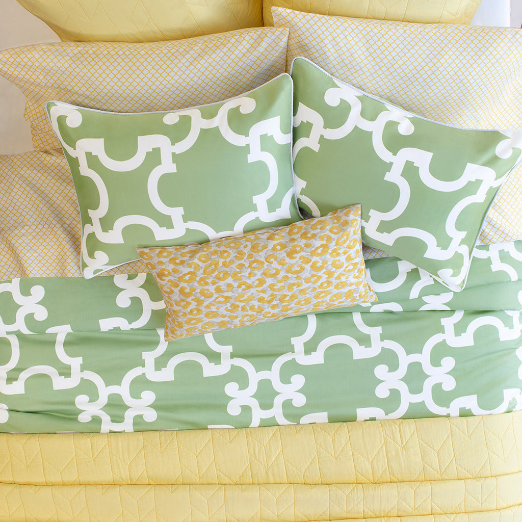 The Chevron Yellow Quilt & Sham