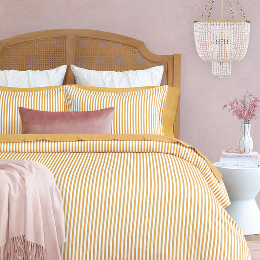 Ochre Larkin Sham Pair