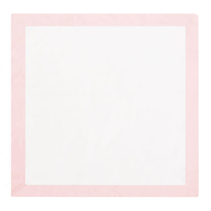 Pink Linden Border Euro Sham