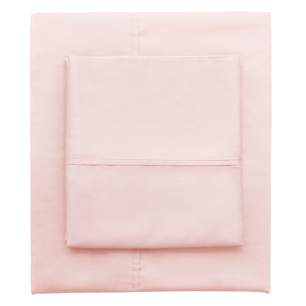 Pink 400 Thread Count Flat Sheet