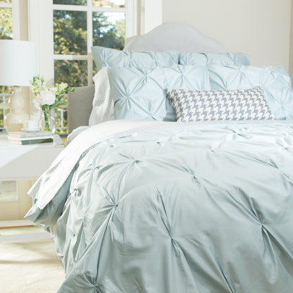 The Valencia Porcelain Green Pintuck