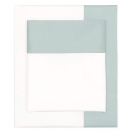 The Porcelain Green Border Sheet Set