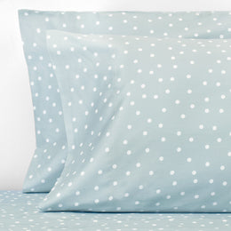 Porcelain Green Polka Dots Pillowcase Pair
