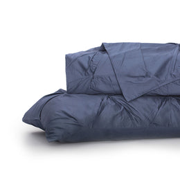 The Valencia Slate Blue Pintuck