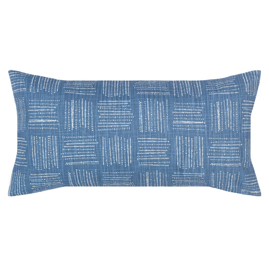 The Blue Sketch Throw Pillow