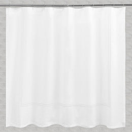 The Lines Embroidered Shower Curtain