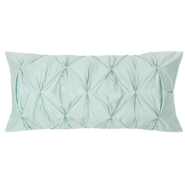 The Porcelain Green Pintuck Throw Pillow