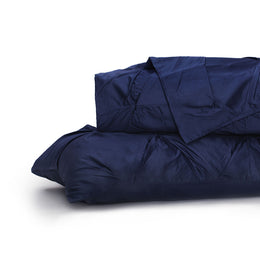 The Valencia Navy Blue Pintuck