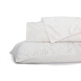 White Valencia Pintuck Duvet Cover