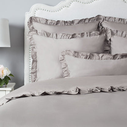 Oyster Grey Vienna Duvet Cover
