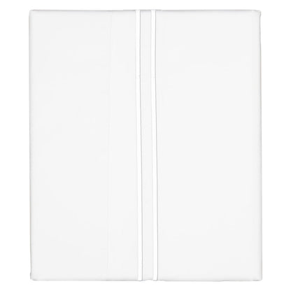 White Lines Embroidered Flat Sheet