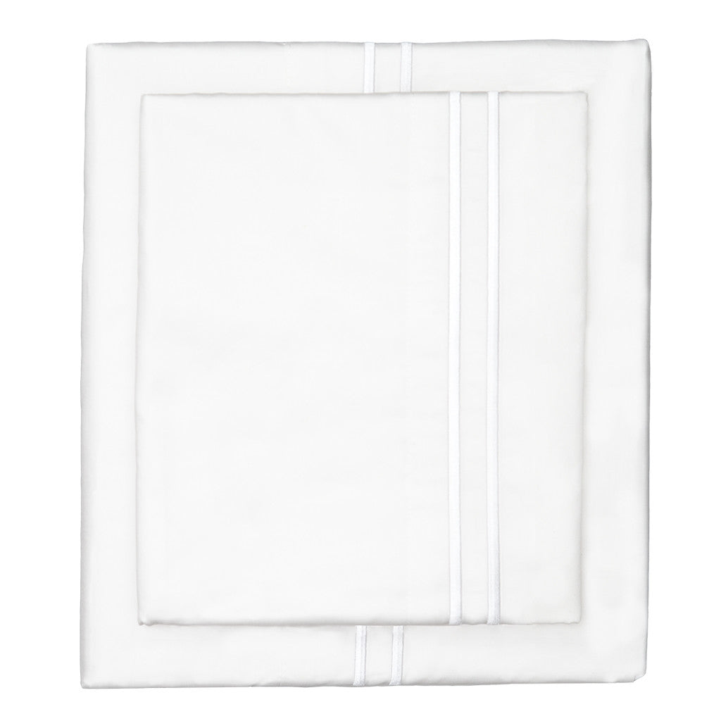The White Lines Embroidered Sheet Set