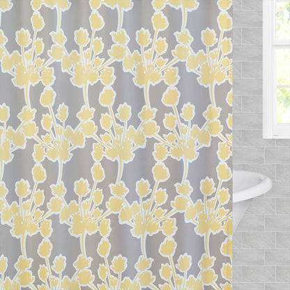 The Yellow Ashbury Shower Curtain