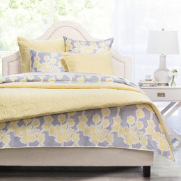 The Chevron Yellow Quilt & Sham