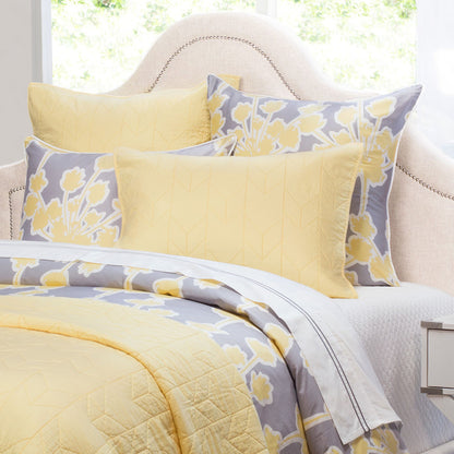 The Chevron Yellow Quilt & Sham