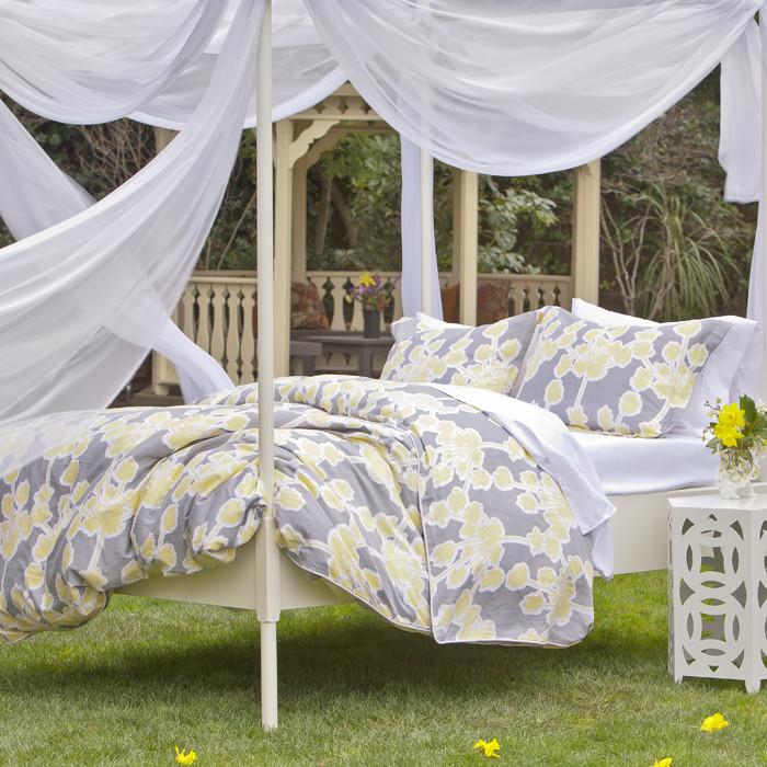 Spring Yellow Ashbury Duvet Cover