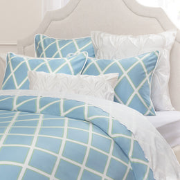 Blue Avery Sham Pair