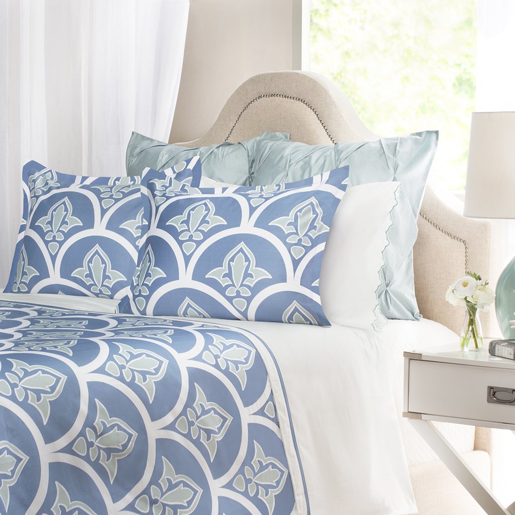 Blue Clementina Sham Pair