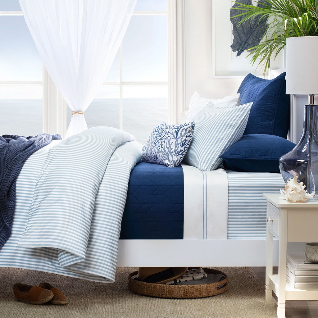 French Blue Larkin Sham Pair