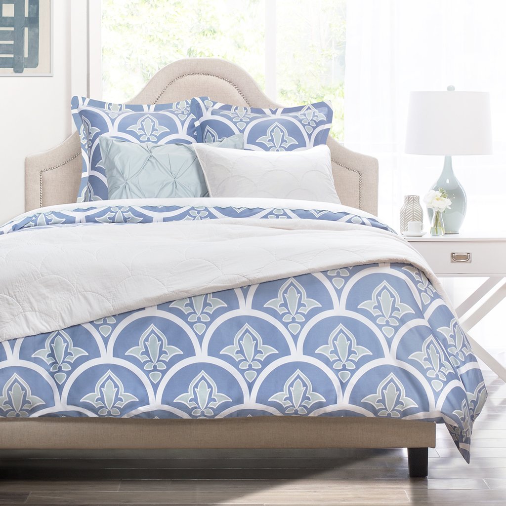 Blue Clementina Sham Pair