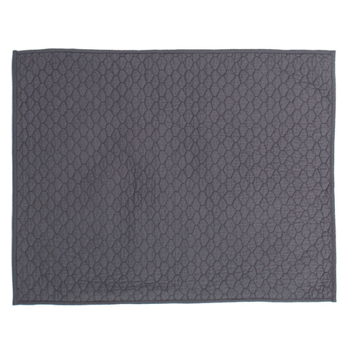 Charcoal Grey Cloud Quilt Sham Pair