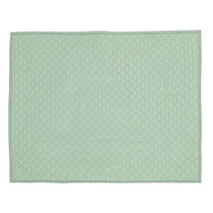 Seafoam Green Cloud Quilt Sham Pair