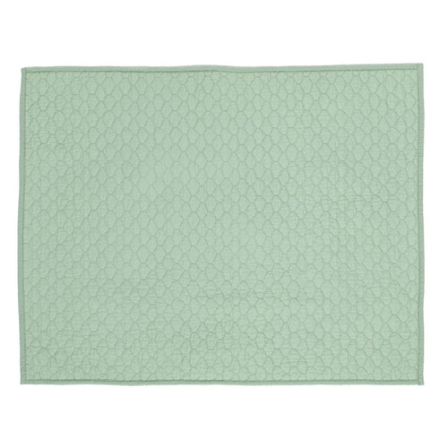 Seafoam Green Cloud Quilt Sham Pair