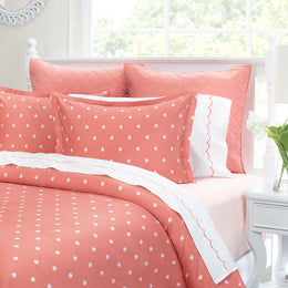 The Coral Wavelet Embroidered Sheet Set