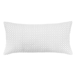 The Grey Morning Glory Throw Pillow