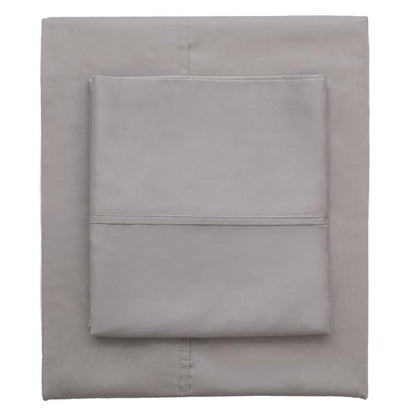 English Grey 400 Thread Count Pillowcase Pair
