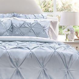 The Valencia French Blue Pintuck
