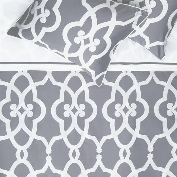 Grey Pacific Duvet Cover