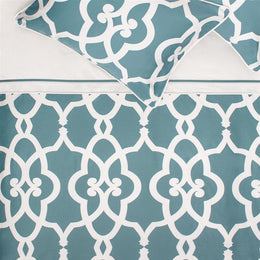 Teal Pacific Duvet Cover