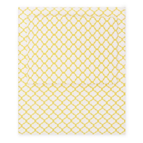 Yellow Cloud Fitted Sheet