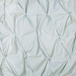 Porcelain Green Valencia Pintuck Duvet Cover